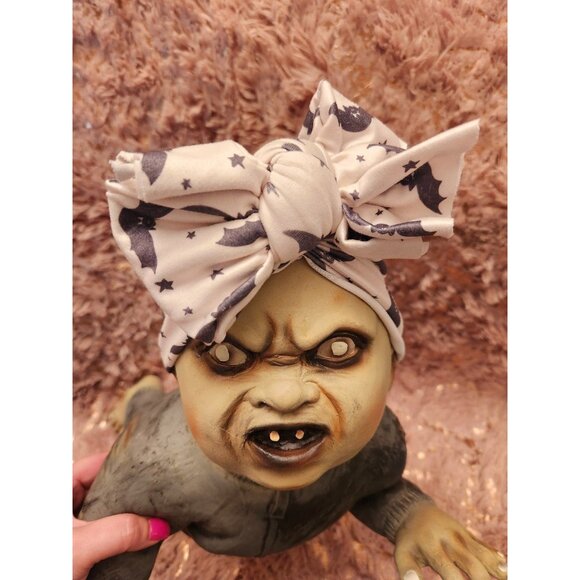 Halloween Bats Baby Headwrap - Picture 1 of 3